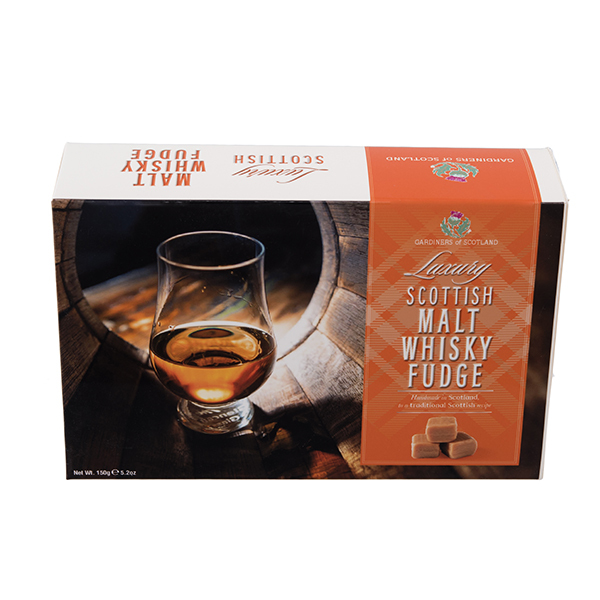 Malt Whisky Fudge Box 150g (Preis entspricht 4,33€ je 100 Gramm)I