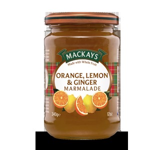 Mackays Orange Lemon and Ginger Marmelade 340g (Preis entspricht 14,70€ je 1000 Gramm)