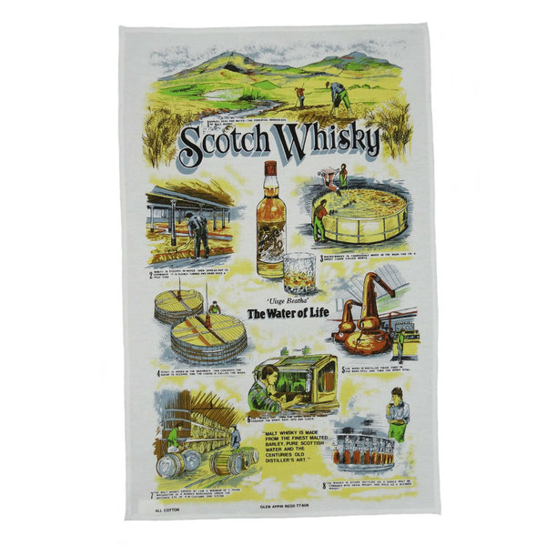 Tea Towel 'Scotch Whisky'