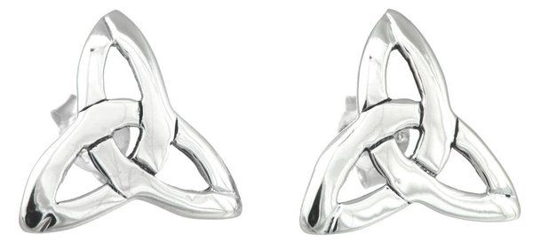 Celtic Triangle Earstuds, ein Paar, Silber 925/1000