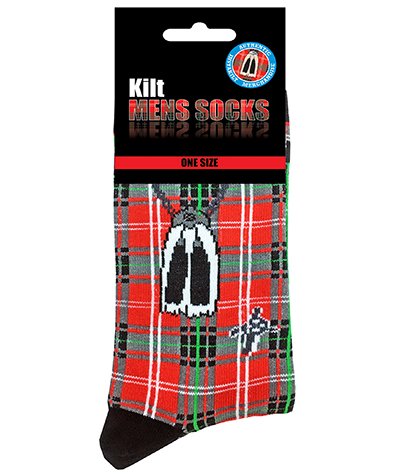 Instakilt Kilt-Socks Red