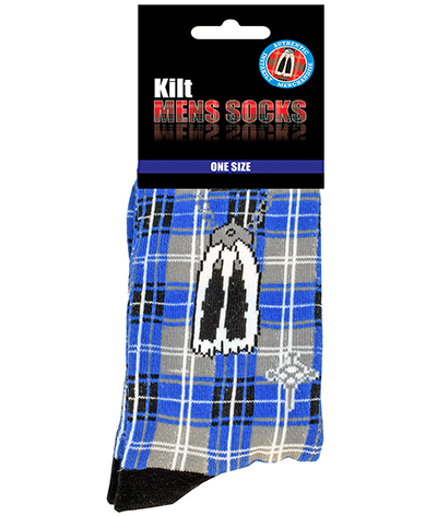 Instakilt Kilt-Socks Blue