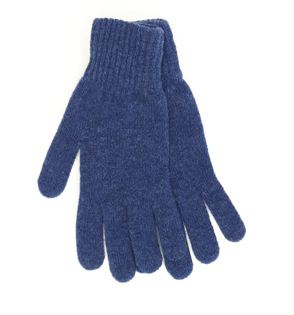 Gentleman's Knitted Gloves Blue
