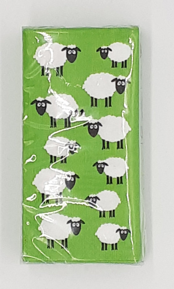 Papiertaschentücher Sheep 10er Packung